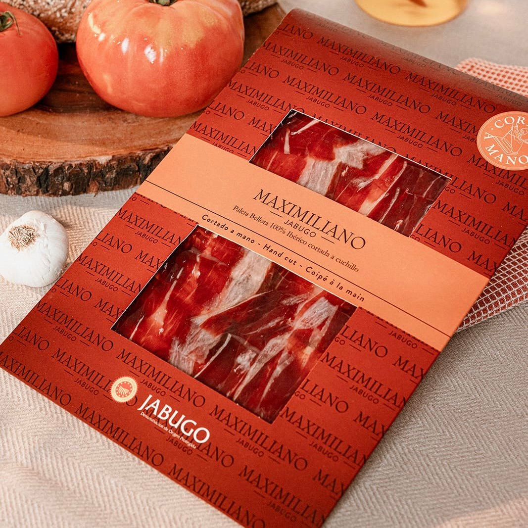 Case of Paleta D.O.P de Jabugo Bellota 100% Iberian Acorn-fed Acorn-fed Ham 80gr. Case of Paleta D.O.P de Jabugo Bellota 100% Iberian Acorn-fed Acorn-fed Ham 80gr.