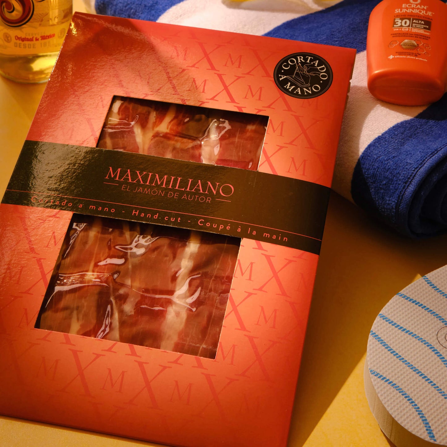 Jambon Triple Equis caisse 80gr Jambon Triple Equis caisse 80gr