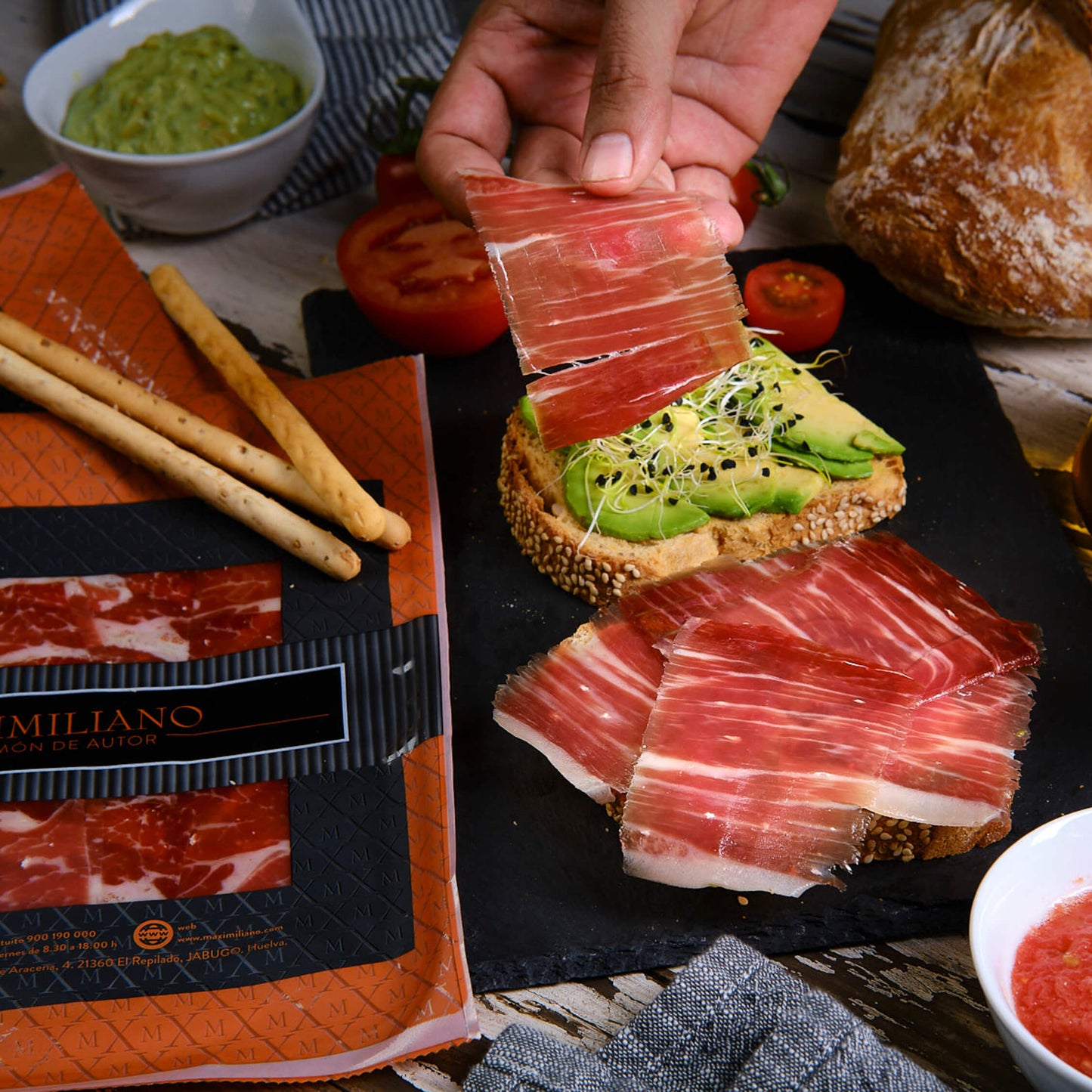 Estuche de jamón Doble Equis 100gr Estuche de jamón Doble Equis 100gr